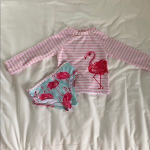 Swim shirt and matching bottom